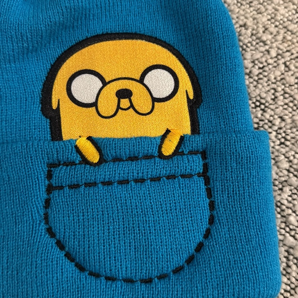 Blue Adventure Time Kids Beanie - Picture 4 of 6